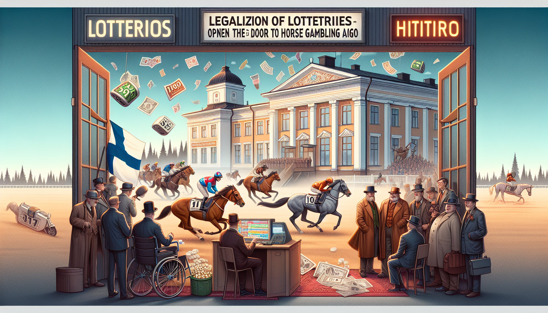 Hevospelaamisen laillistaminen sai alkusysäyksensä raha-arpajaisista