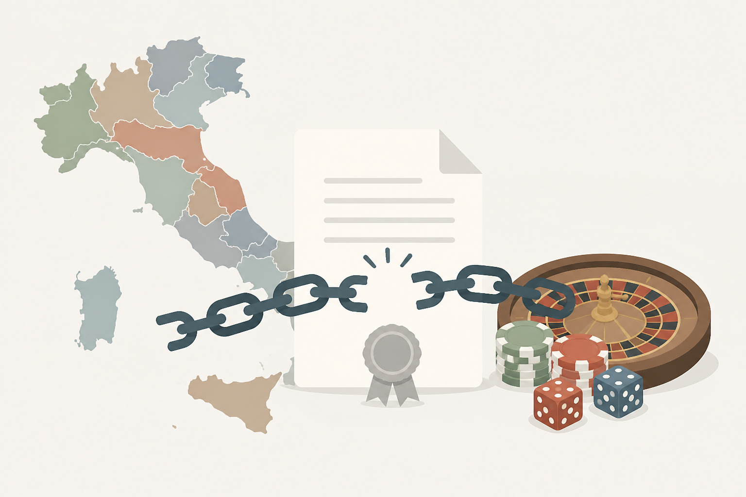 Italian rahapelisääntely jumissa alueellisten erimielisyyksien vuoksi