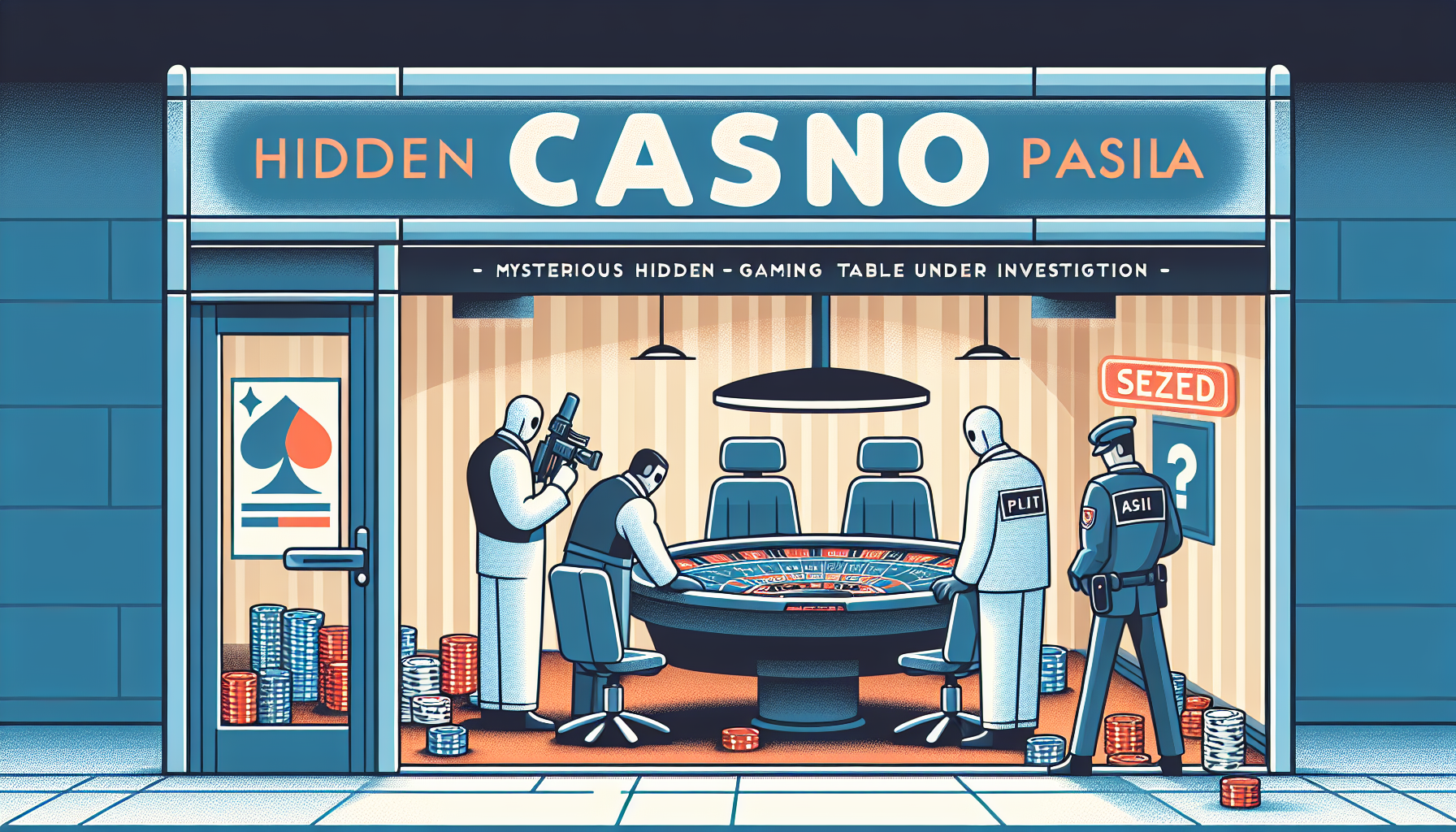 Poliisi tutki Pasilan salakasinoa, epäiltyjä yli viisitoista