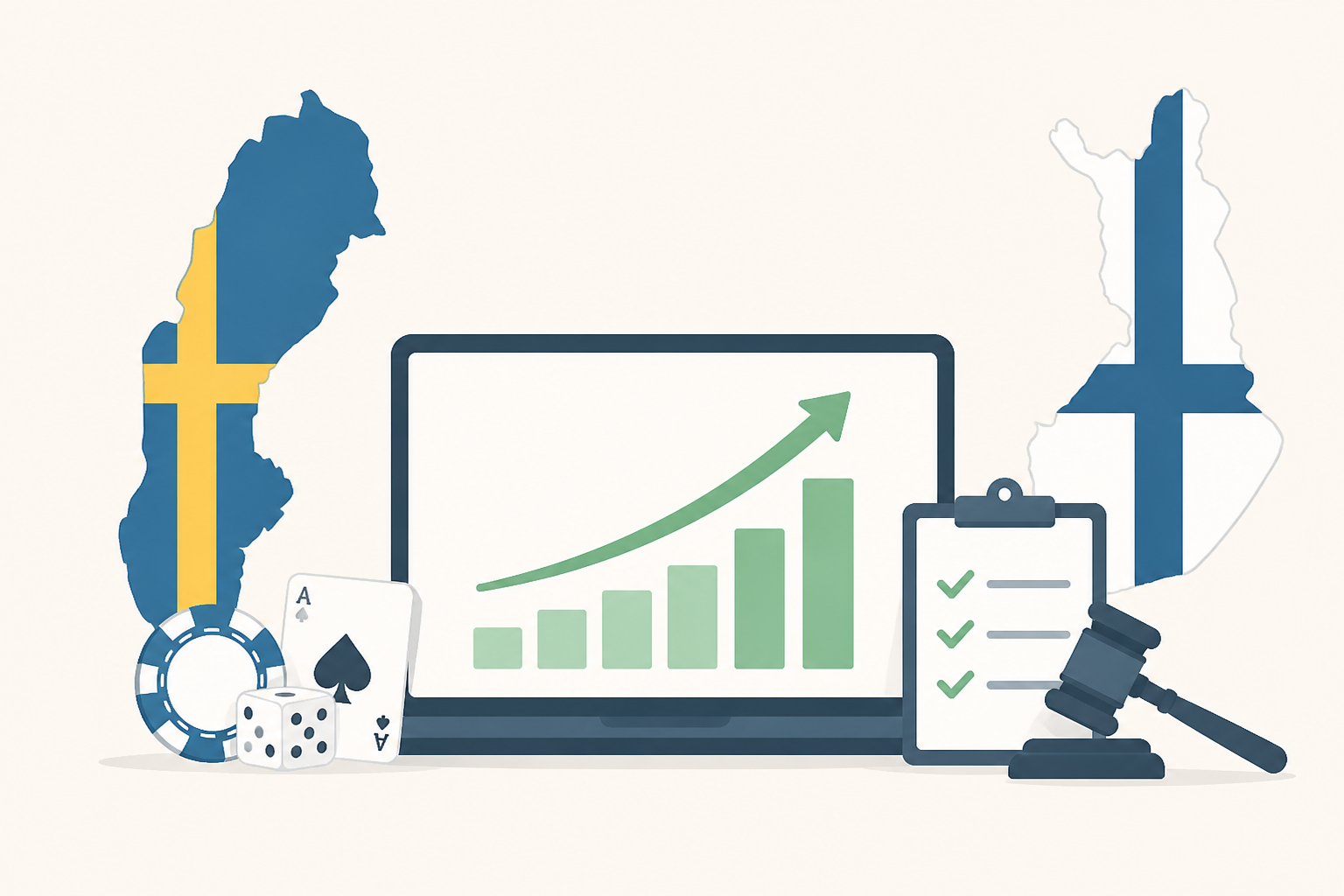 Ruotsin rahapelimarkkina kasvaa, Suomi seuraa esimerkkiä