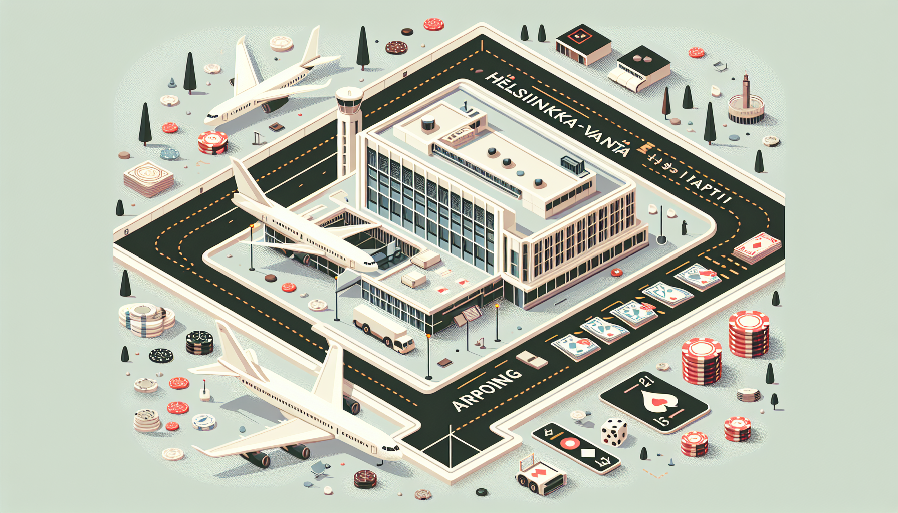 Vantaan valtuusto esittää rahapelitoiminnan keskittymää lentokentälle